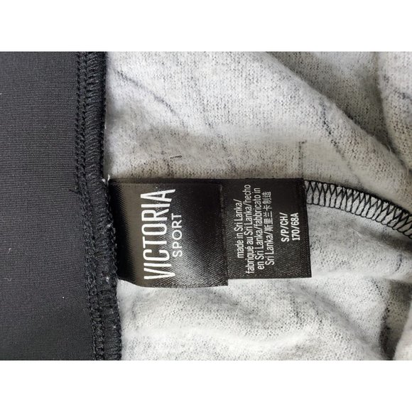 Victoria Sport Women's S Gray Camo Jogger Sweat Pants Elastic Waist Slit Pocket - Picture 4 of 12